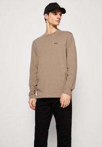 BOSS TEE LONG - Bluză cu mânecă lungă - light/pastel green