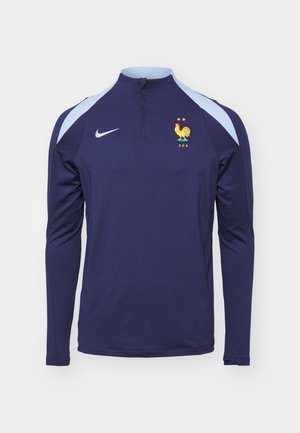 Nike Performance FRANCE FFF STRIKE DRILL - T-shirt à manches longues - dark blue