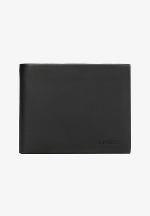 Wojas Z WYTRZYMAŁEJ LICOWEJ - Peněženka - black