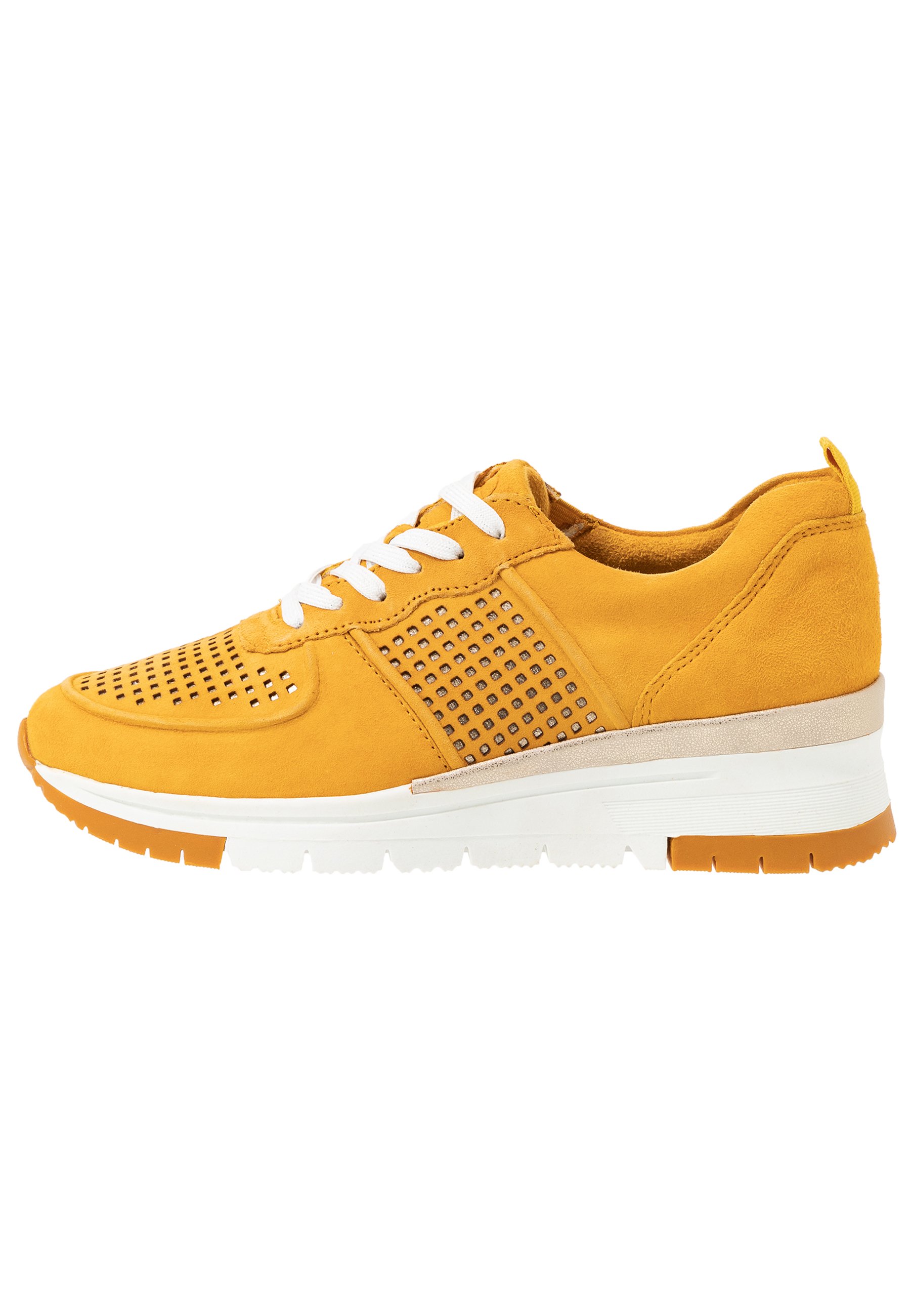 Tamaris Pure Relax LACE UP - Sneakers laag - saffron/punch/Geel - Zalando.nl