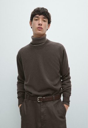CREW NECK  - Maglione - dark brown