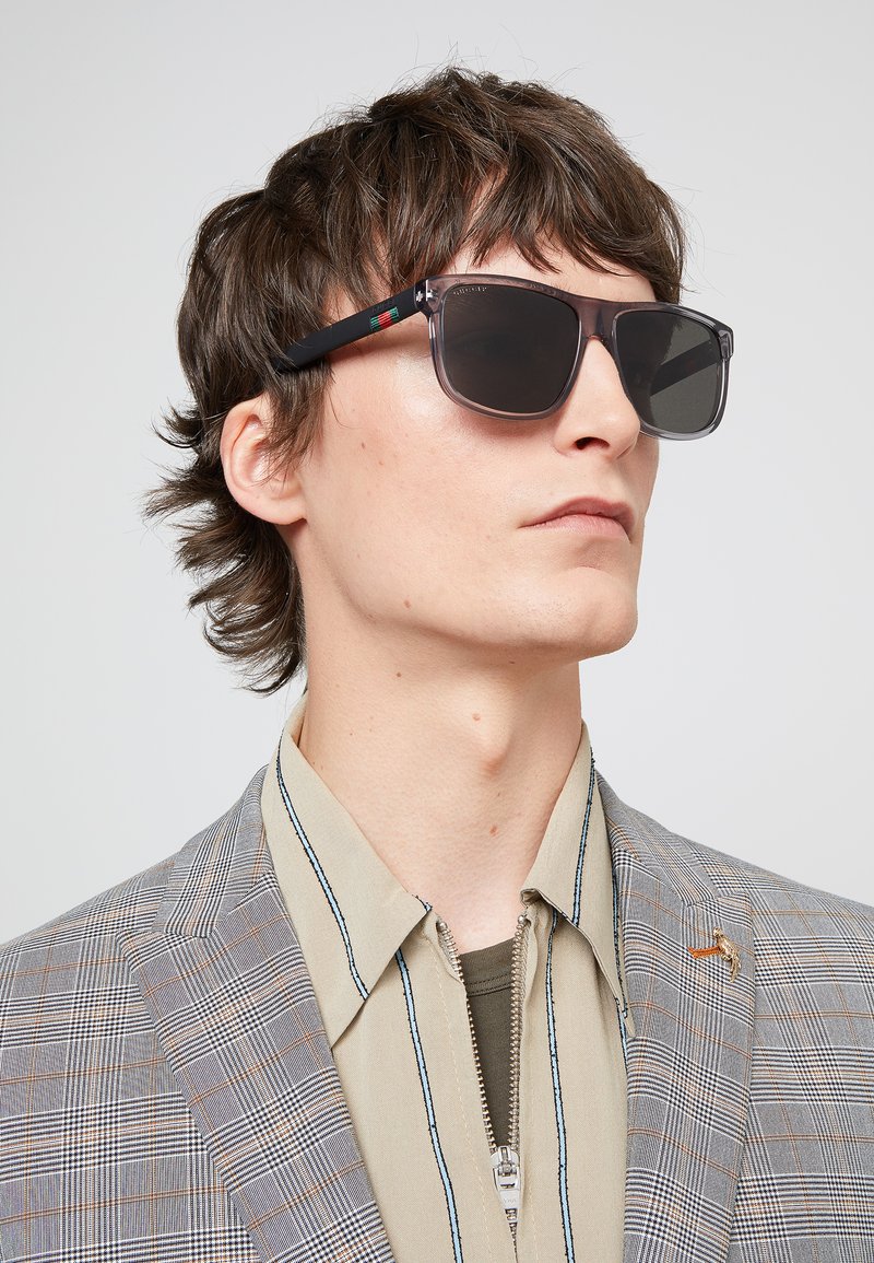 gucci black grey sunglasses