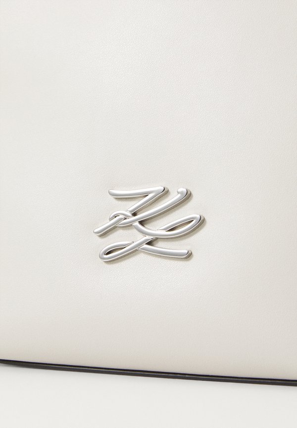 AUTOGRAPH BUCKET - Cross body bag - cement3