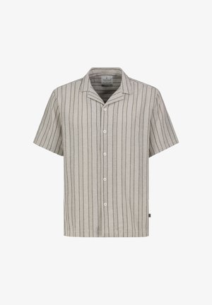 Eight 2 Nine, EIGHT 2 NINE KURZES JACQUARD HEMD - Hemd - beige