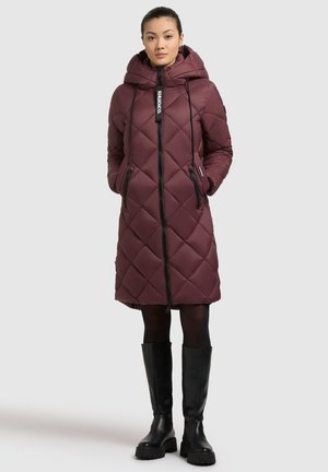 LINDA - Winter coat - moscato red