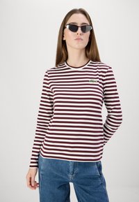 Lacoste Pikkade varrukatega topp - expresso, flour