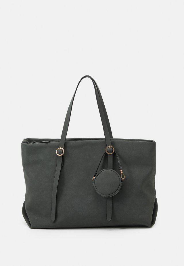 CHALKY ROUND POUCH TOTE - Cabas - light green
