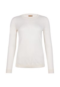RUNDHALS - AUS ULTRALIGHT - Strickpullover - White