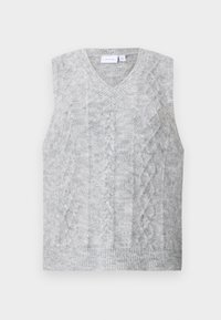 VIEMMELIE V NECK VEST - Veste sans manches - light grey melange