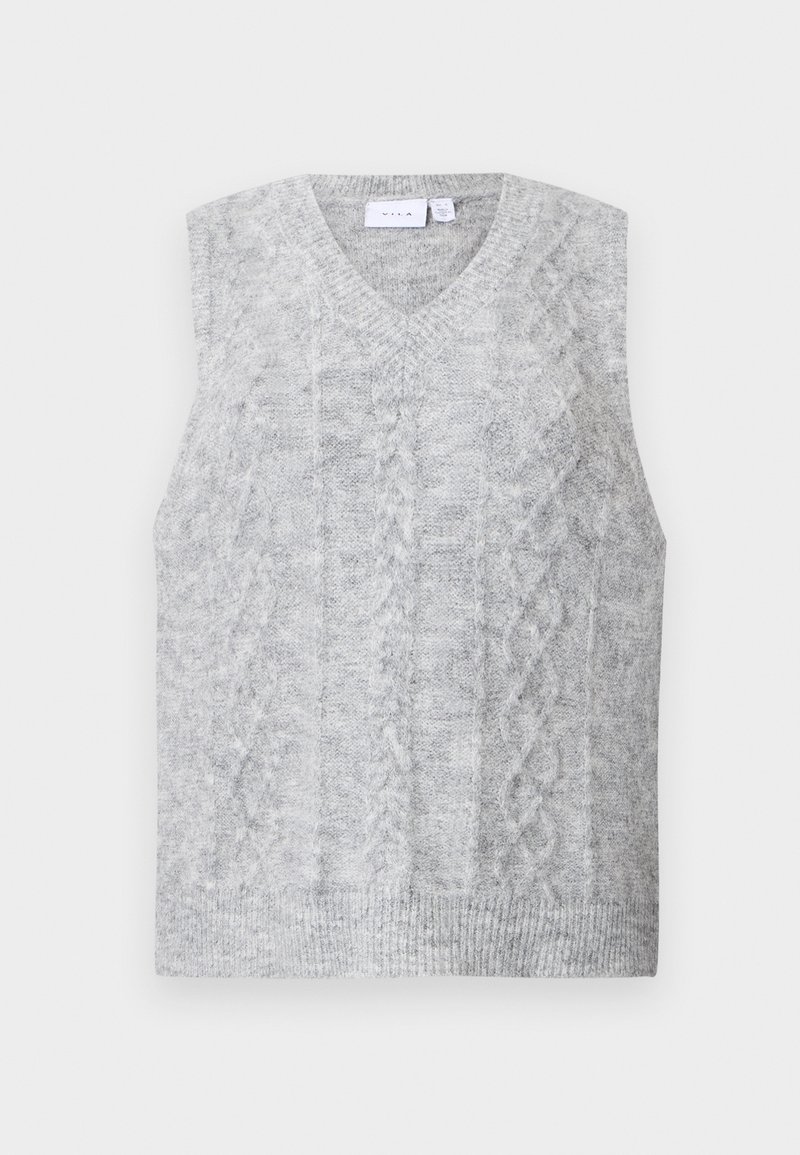Vila Bodywarmer lichtgrijs gemêleerd