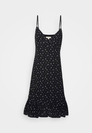 DITSY SLIP MINI - Vestito estivo - black