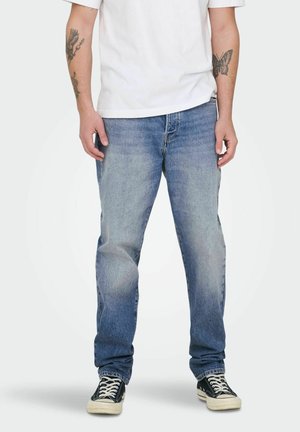 VERJÜNGT ONSYOKE - Jeans straight leg - medium blue denim