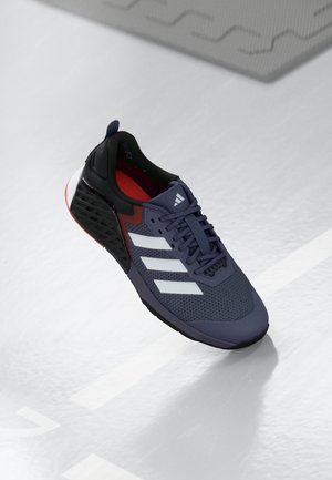 DROPSET 3 UNISEX - Training shoe - preloved violet/footwear white/easy coral
