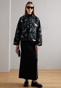Lollys Laundry QUILTED JACKET - Giacca da mezza stagione - washed black