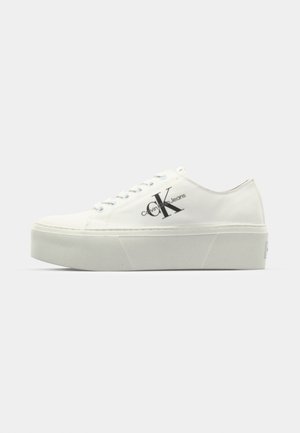 Calvin Klein Jeans FLATFORM CUPSOLE  - Sneakers low - white