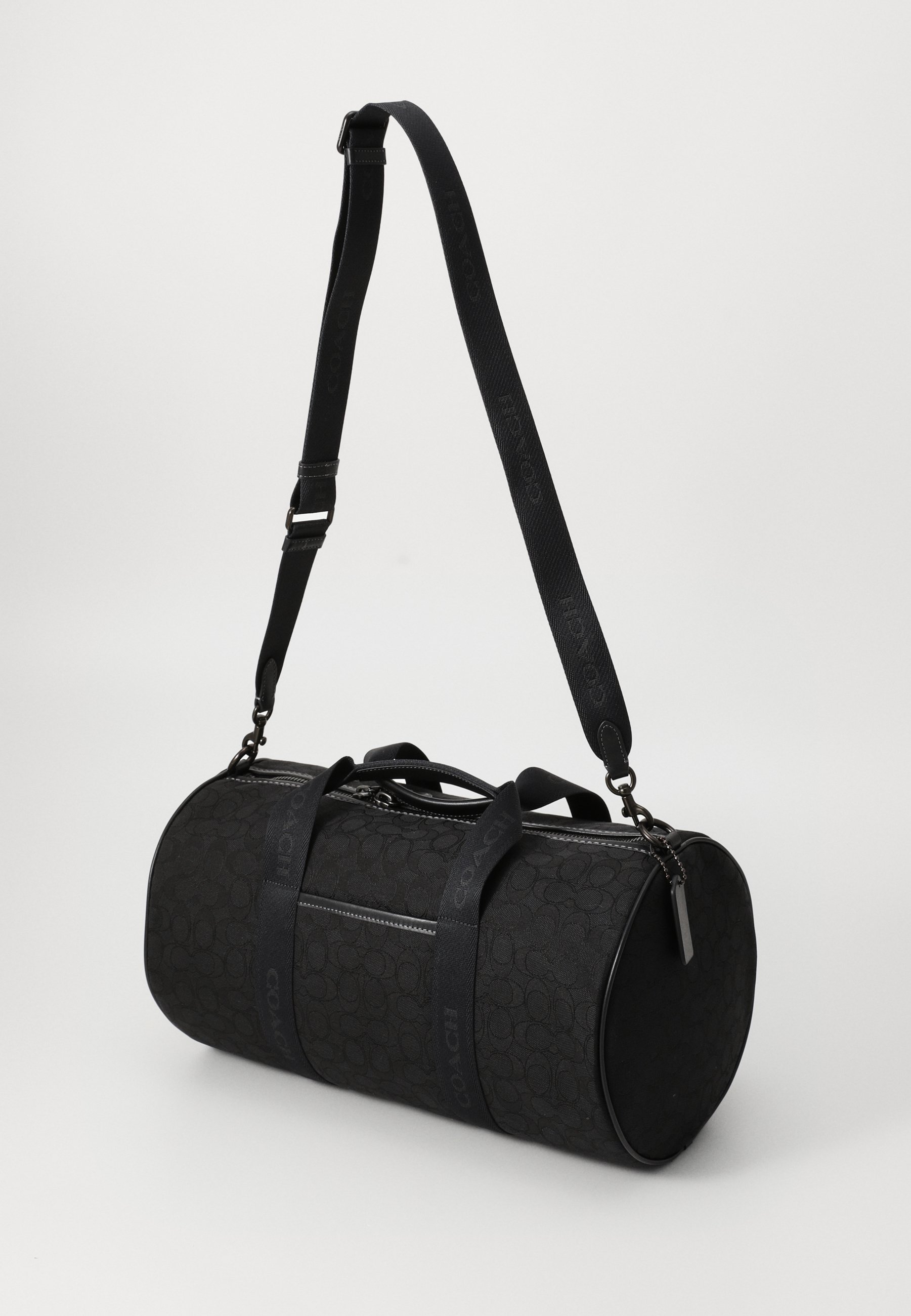 COACH THEO DUFFLE IN SIGNATURE JACQUARD - Weekend bag - black