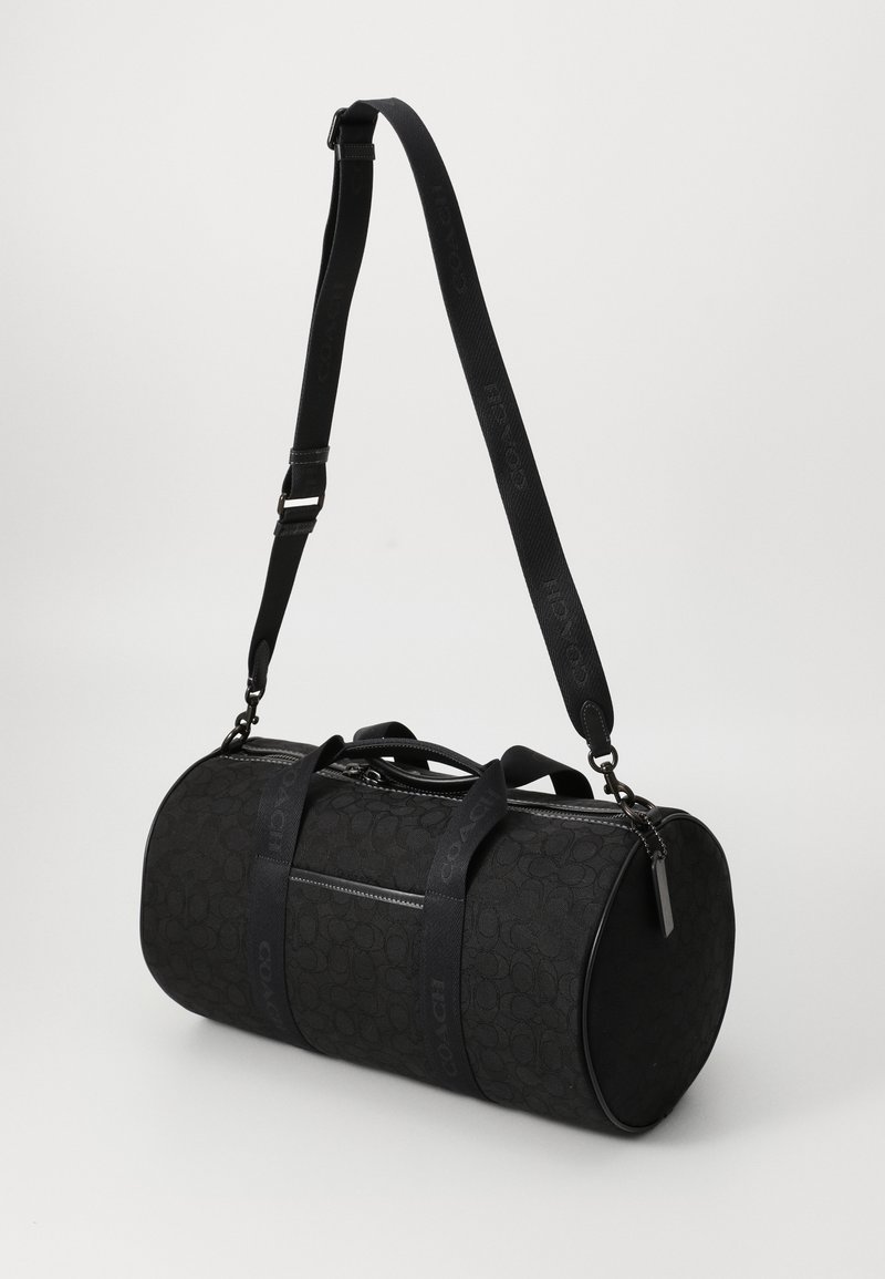 COACH THEO DUFFLE IN SIGNATURE JACQUARD - Weekend bag - black 