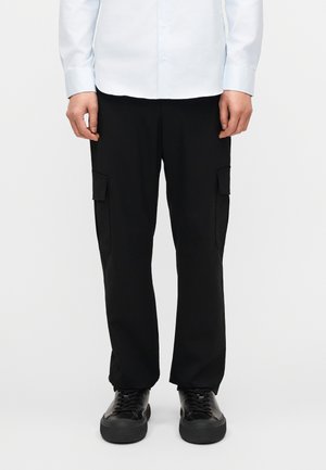 MEND PANTS - Bukser - black