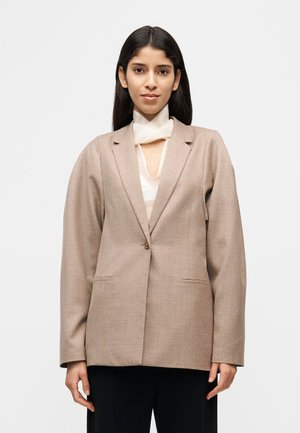 SCULPTED SLEEVE SUIT JACKET - Sacou - dark camel