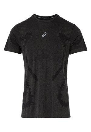 ASICS ROAD SEAMLESS SS  - Print T-shirt - performance black