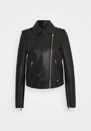Patrizia Pepe Veste en similicuir - black