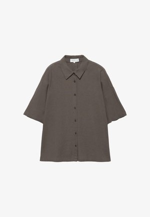 PULL&BEAR, Gombos blúz - brown