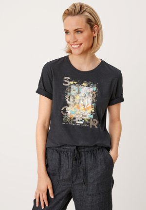 Print T-shirt - summer black place