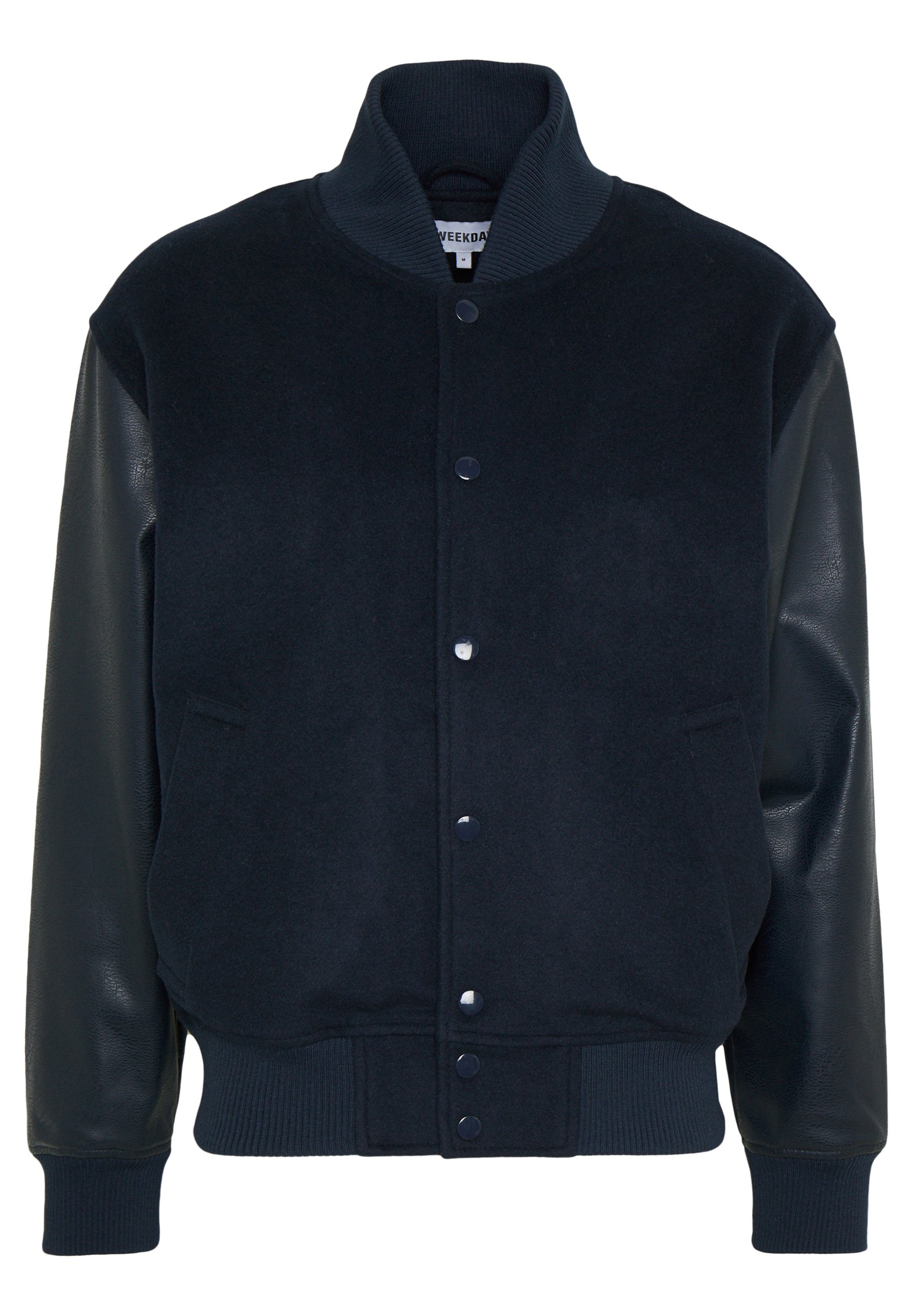 BLAKE VARSITY JACKET Jacka i konstläder navy BLAKE VARSITY JACKET Jacka i konstläder navy