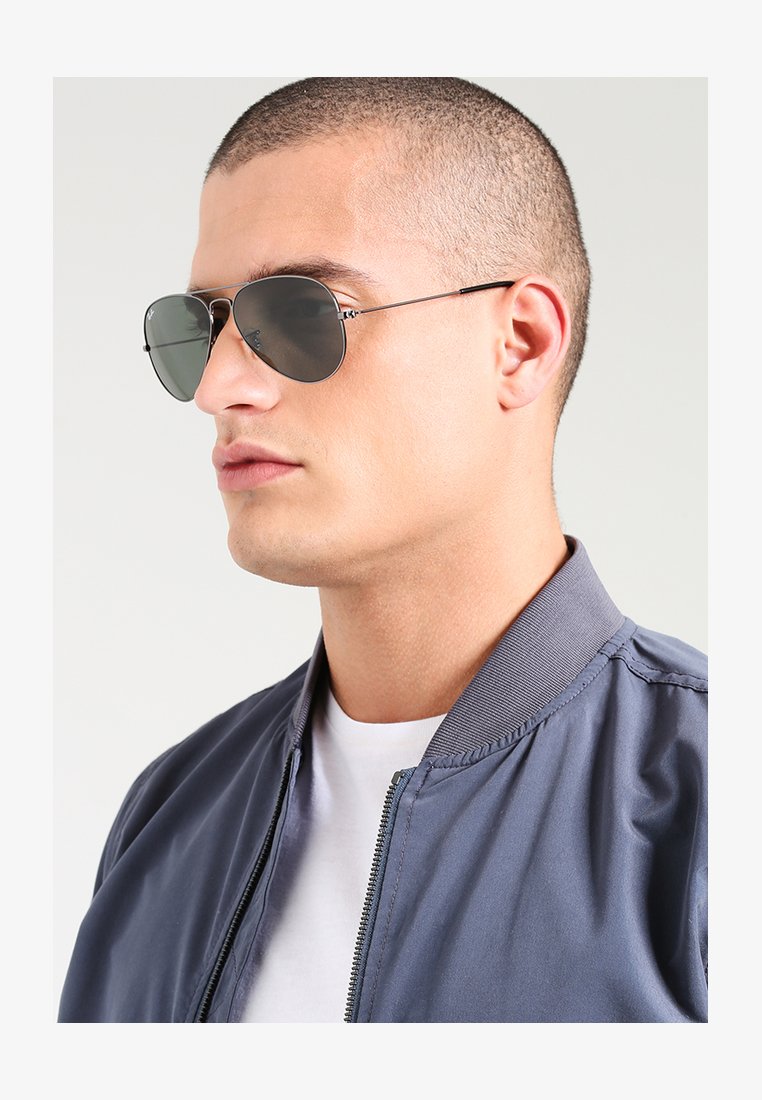 Occhiali Da Sole Aviatore In Metallo - Modello Pilota Unisex - Lenti In Policarbonato Con Protezione UV - Leggeri E Antiproiettile