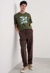 Seasalt Cornwall HALLANTIDE - Pantaloni - brown burnt wood
