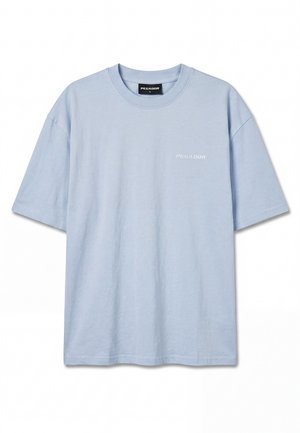 Pegador, LOGO OVERSIZED TEE - Βασικό μπλουζάκι - washed ocean/blue white