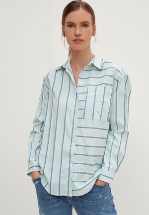 MIT LOOSE FIT - Camicia - mint stripes