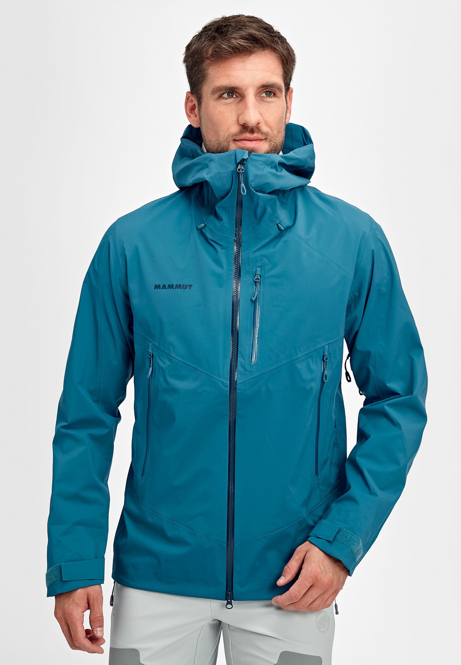 Mammut Herren Kento Hooded Hardshelljacke mit Kapuze Mammut Herren Kento Hooded Hardshelljacke mit Kapuze