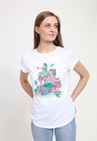 Henry Tiger PETER PAN WATERCOLOR MERMAIDS - T-shirt z nadrukiem