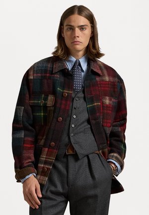 Polo Ralph Lauren PLAID PATCHWORK WOOL JACKET - Summer jacket - multi-coloured
