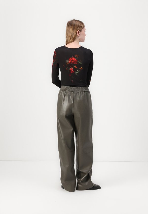 JUNO  - Leather trousers - beluga3