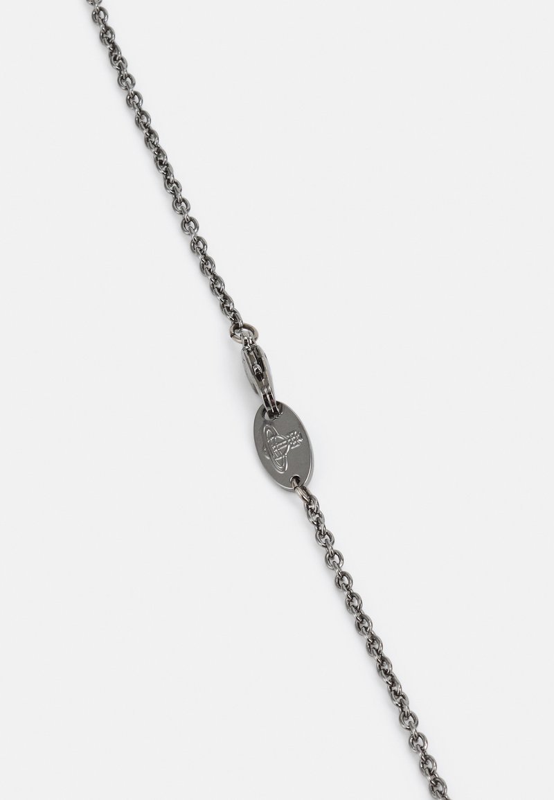 Vivienne Westwood GRACE SMALL PENDANT UNISEX - Κολιέ - silver-coloured/black