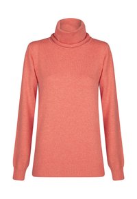 FINE CABLE  TURTLENECK  - Striktrøje - salmon