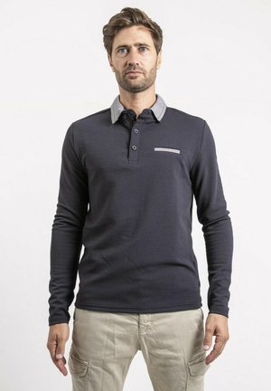 Ritchie Jeans, POLO MANCHES LONGUES PAVELON - Polo - bleu marine