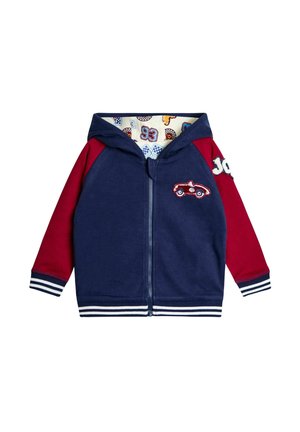 REGULAR FIT - COLOUR BLOCK APPLIQUÉ REVERSIBLE - Sweatjakke - navy varsity