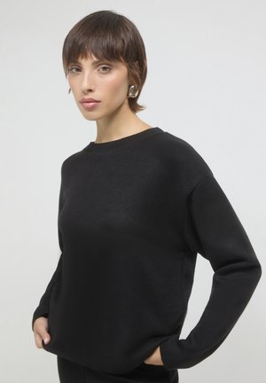 GIROCOLLO - Jumper - nero