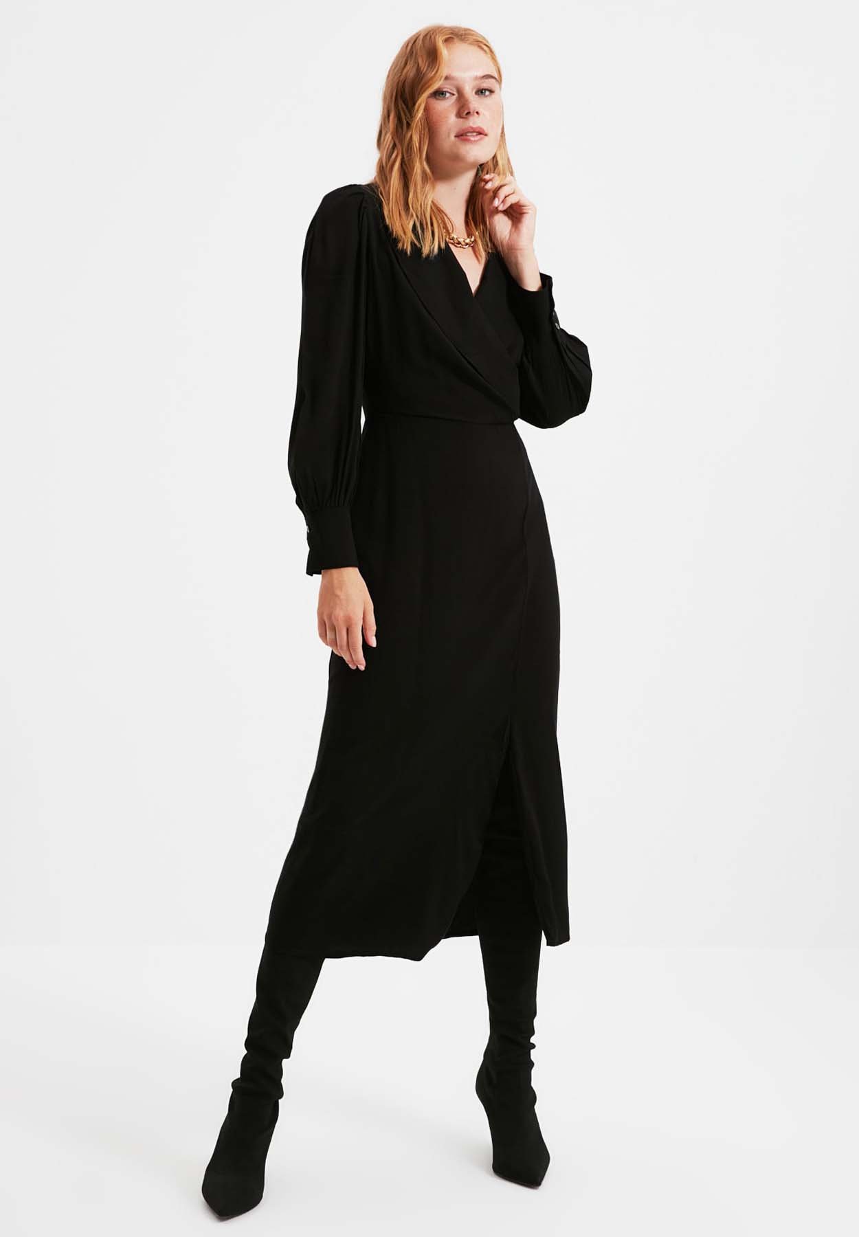 Trendyol Vardagsklänning - black/svart - Zalando.se