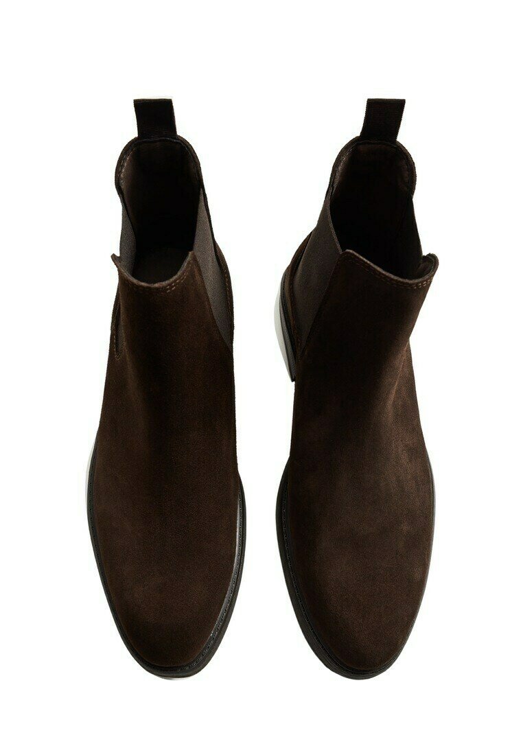 Şeffaf Yırtmaç tahta botines marrones mango - takipcipazar.com