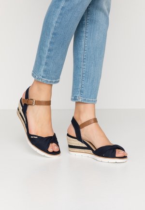 Sandales compensées - dark blue