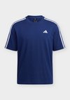 ESSENTIALS 3 STRIPES LEFT CHEST - Αθλητικό μπλουζάκι - team navy blue 2/white