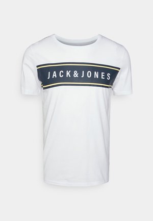 JORMAST TEE CREW NECK - T-shirt con stampa - bright white