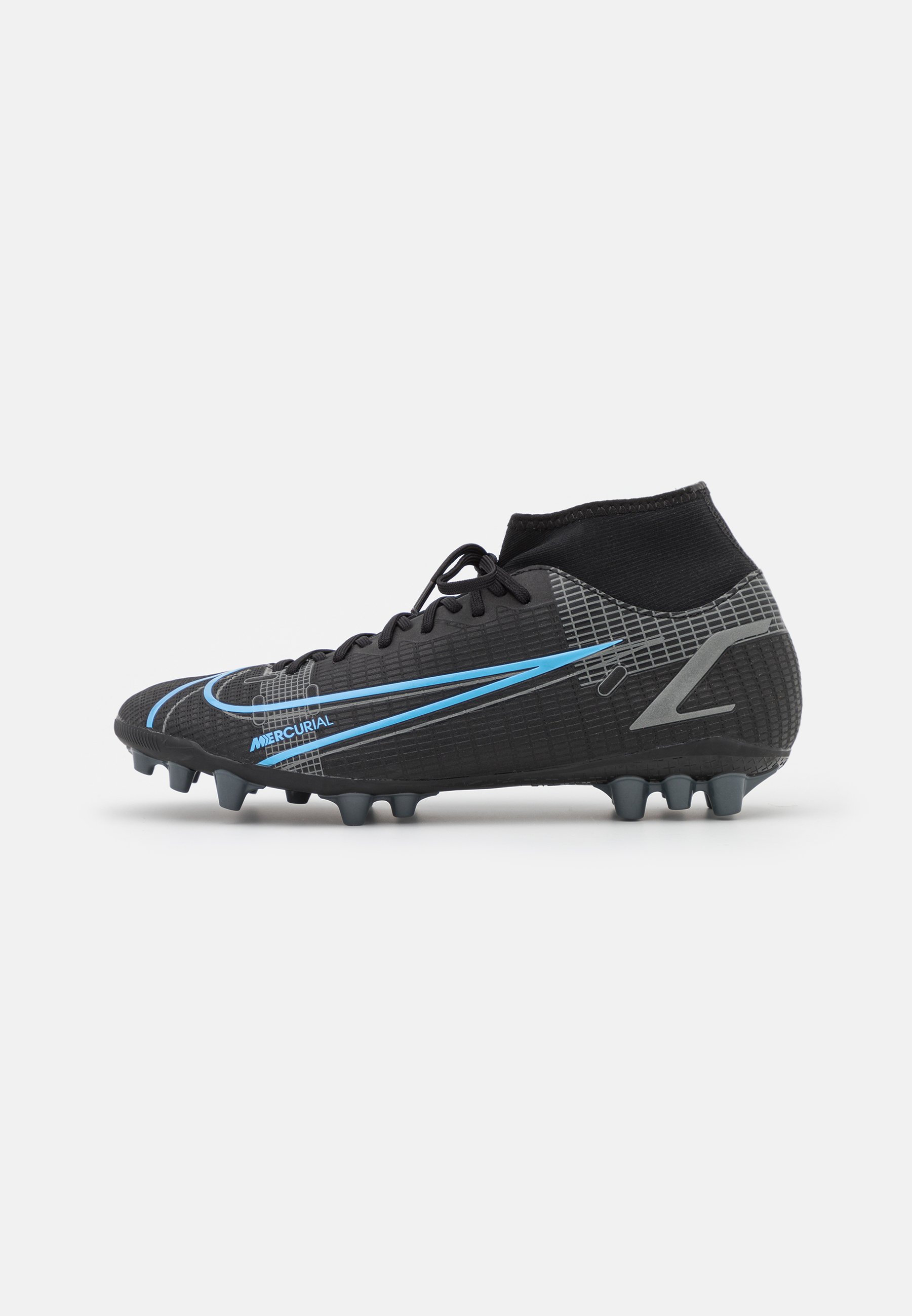 Nike Performance MERCURIAL 8 ACADEMY AG - Botas de fútbol con tacos -  black/iron grey/negro - Zalando.es