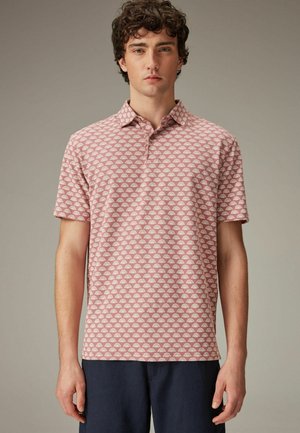 TEXTURED - Poloshirt - pink white