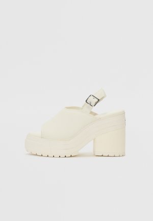 CHUCK 70 DE LUXE - Heeled mules - egret
