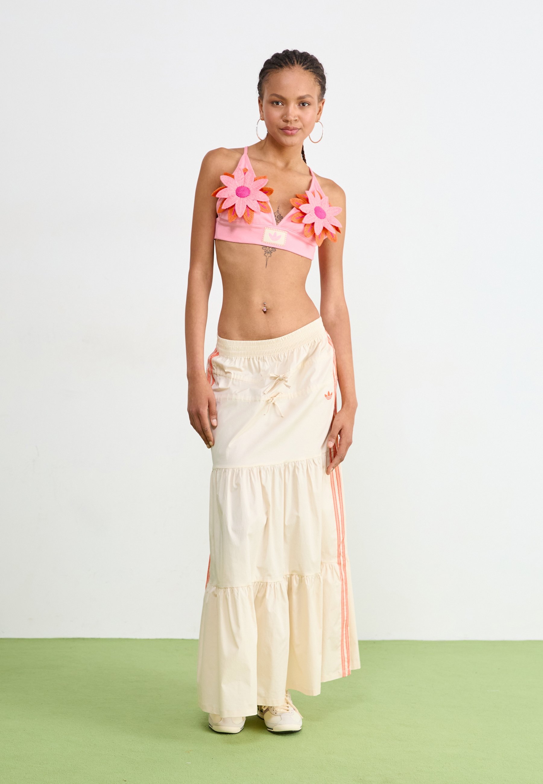 売れ筋商品|||アディダスオリジナルス Tシャツ レディース トップス BRALET - Top - semi pink spark adidas Originals BRALET - Top - semi pink spark/light pink